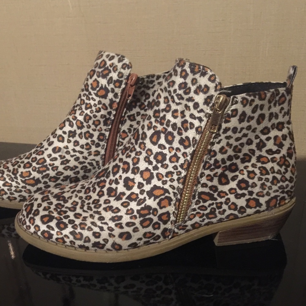 Leopard Print Booties